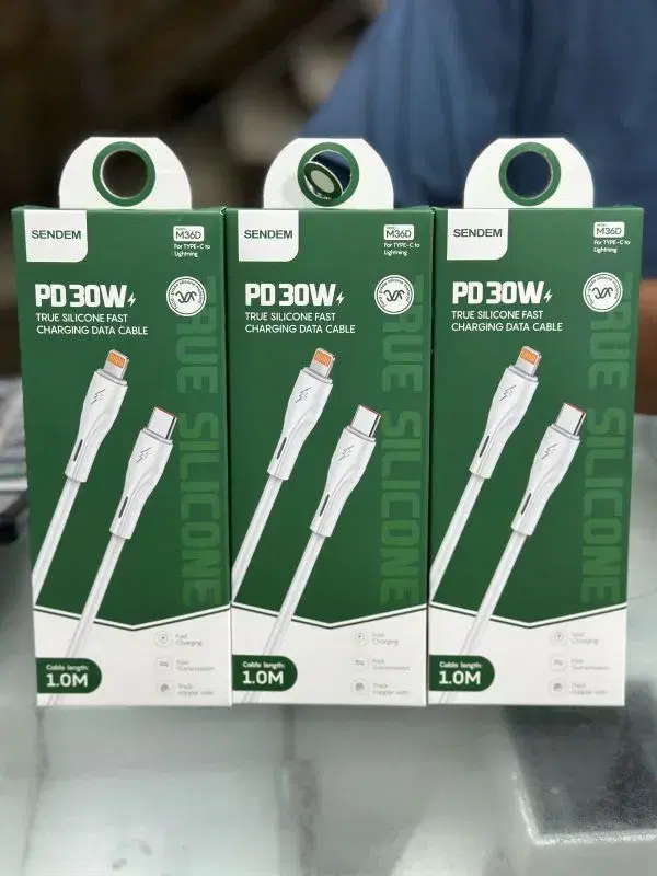 Sendem M36D PD30W Type-C to Lightning Data Cable-1M.