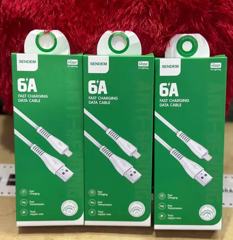 Sendem MP35P 6A Fast Charging Data Cable For Lightning.