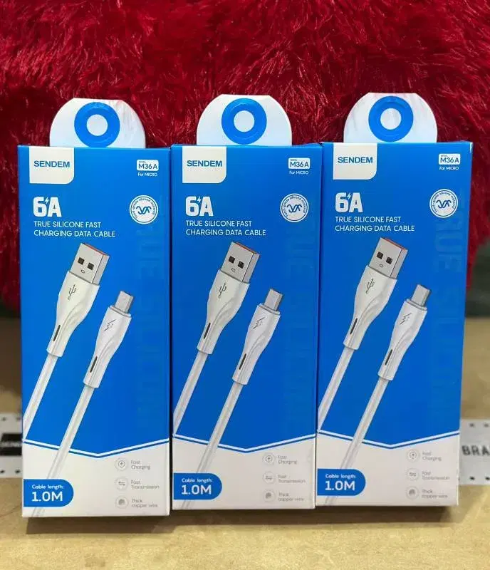 Sendem M36A 6A Fast Charging Data Cable For Micro-1M.