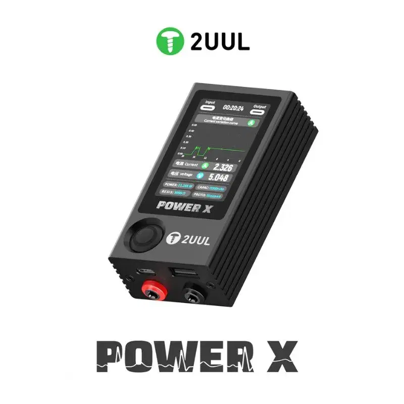 2UUL PW11 Power X Ampere-Voltage Meter – High Refresh Screen Tester for Mobile & Laptop Repair.