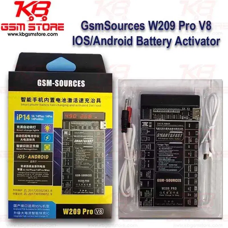 W209 Pro V8 Charging Battery Activation Board Android & iPhone.