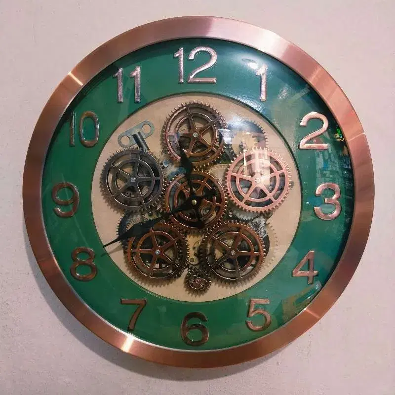 Big Size Premium Quality Seven Wheel Rotate Steel Body Wall Clock