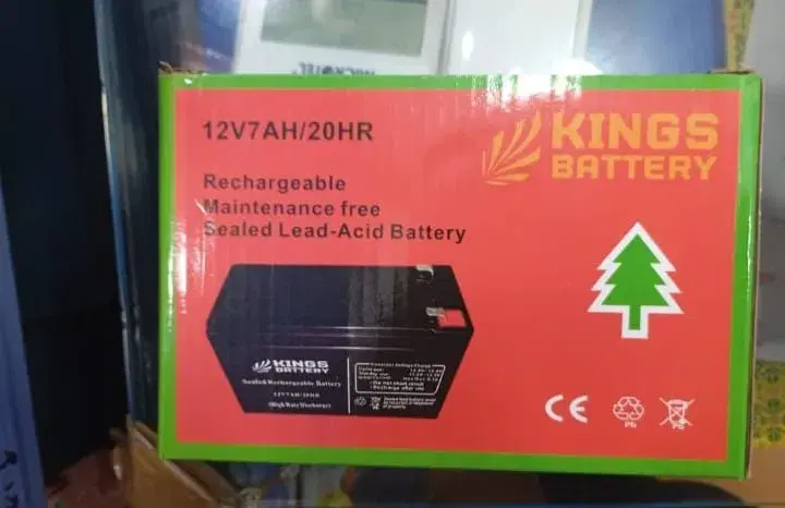 Kings Battery 12V7AH/20HR 12 Volt Battery For long BackUp.