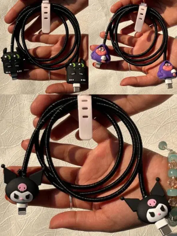 Data Cable Protector || Fit in iphone, Android,Type-C Cable.