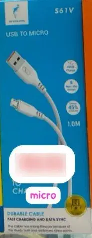 S61V USB to Micro Durable Data Cable-1m.