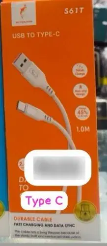 S61T USB to Type-C Durable Data Cable-1m.