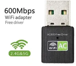 Dual Band USB Adapter|| Free Driver USB Wifi Adapter 600Mbps Wi fi Adapter 5ghz Antenna USB Ethernet PC Wi-Fi Adapter Lan Wifi Dongle AC Wifi Receiver Fengshi
