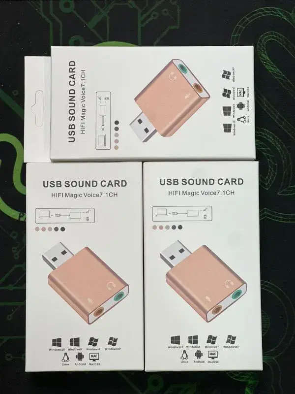 USB Sound Card || Audio to USB Adapter.