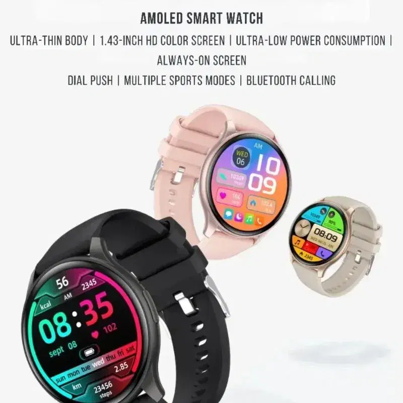 GOAT Orbit GTM5 Smart Watch | AMOLED Smart Watch.