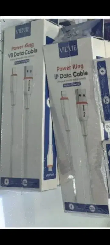 Vidvie V8 3A Fast Charging Data Cable.