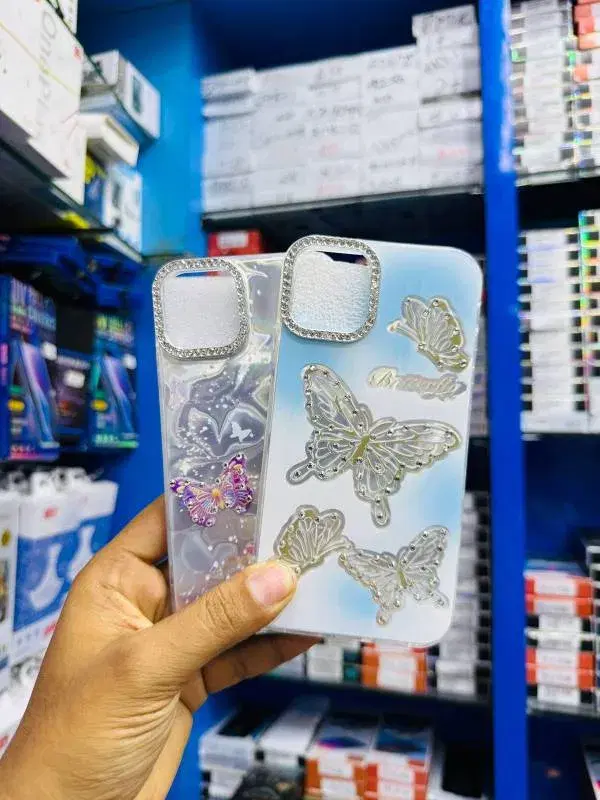 Butterfly Printed Iphone Cases || Available models from 7+ to 16 pro Max.