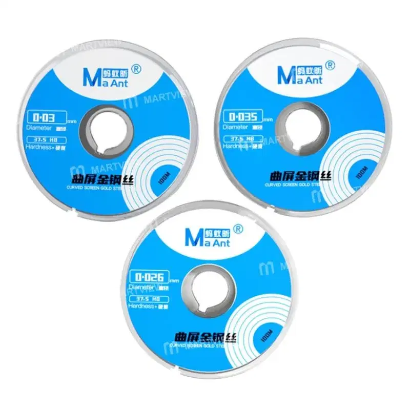 Maant High Hardness Curved Screen Cutting Diamond Wire for Mobile Phone Screen Separation.