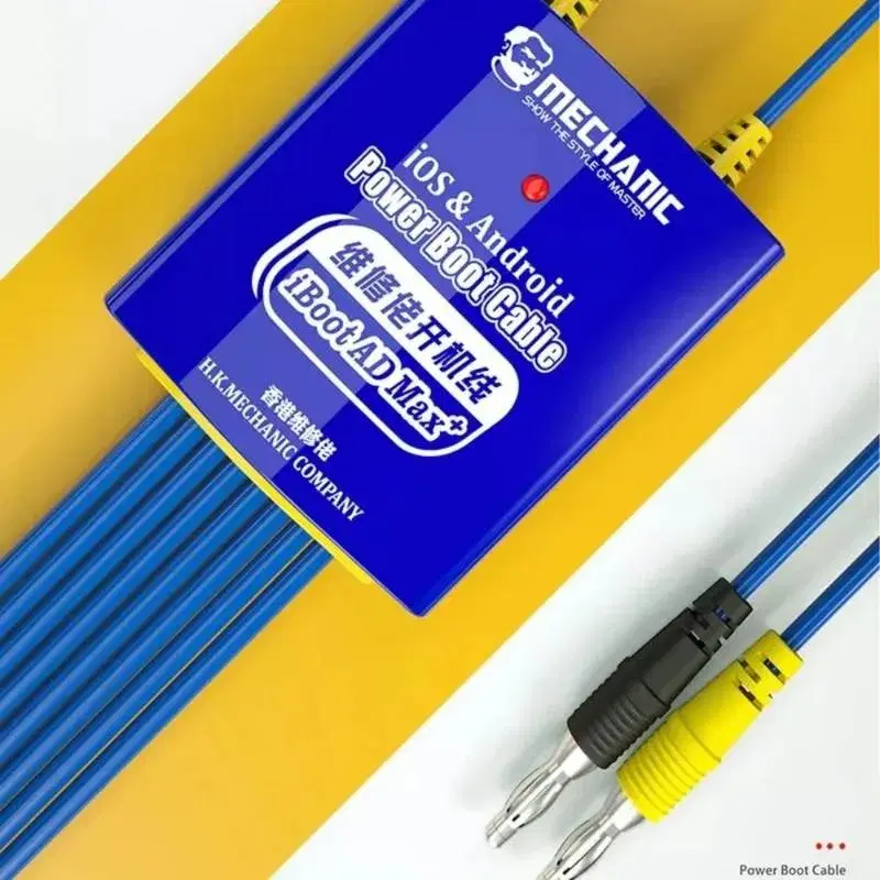 MECHANIC IBOOT AD MAX+ POWER SUPPLY TEST CABLE FOR ANDROID & IOS .