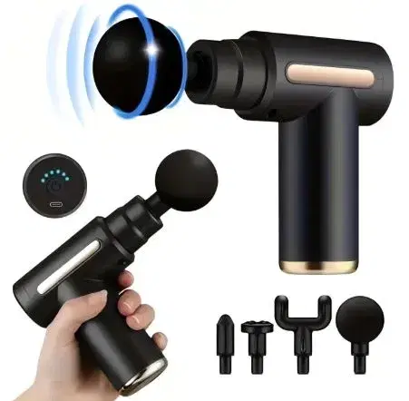 Professional Deep Tissue Massage Gun 6-Speed USB Mini Muscle Massage Gun with Custom Logo for Muscle Relaxation
