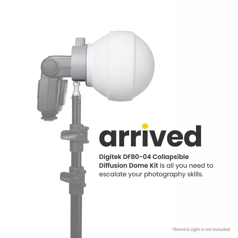 DIGITEK DFB 004 Professional Collapsible Diffusion Dome Kit || Flashlight.