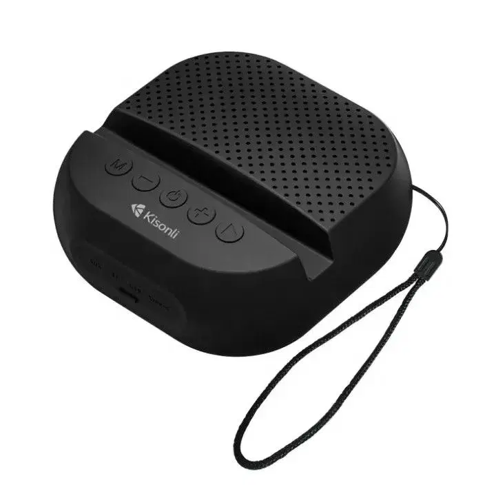 Kisonli T5 Portable Bluetooth Wireless Speaker With Holder Waterproof IPX4.