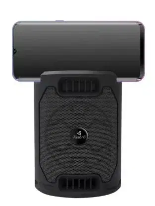 Kisonli Q2 Wireless Bluetooth speaker With Phone Holder.