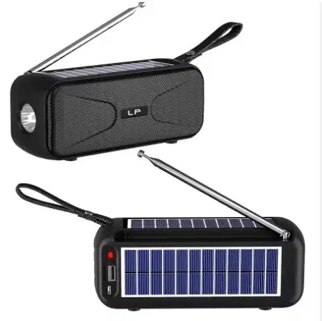 LP-V65 Solar Energy Panels Mini Portable Wireless Speaker .