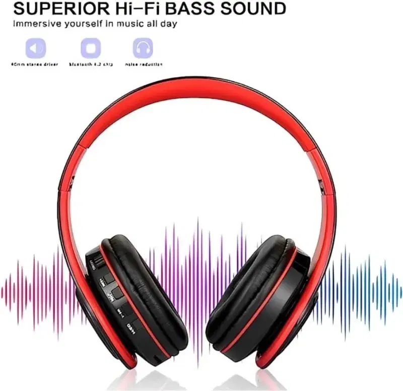 T47 Wireless V4.0 Wireless Headphones Noise Cancelling HD Stereo Wireless Headset.