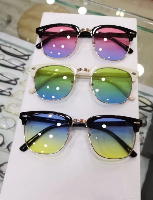 Classic Semi Rimless Blue light Blocking Sunglasses.