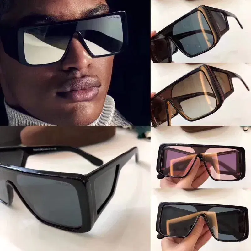 Tom Ford Square Mens Sunglasses.