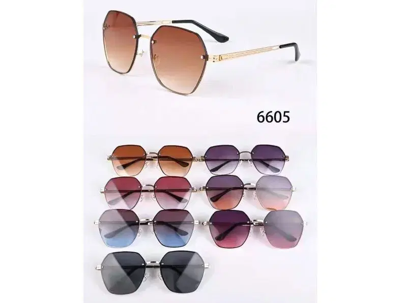 Vintage Ploygon Shaded Sunglasses.