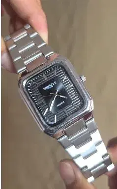 Miracle Quartz Classic Design Stainless Steel Watches For Men.