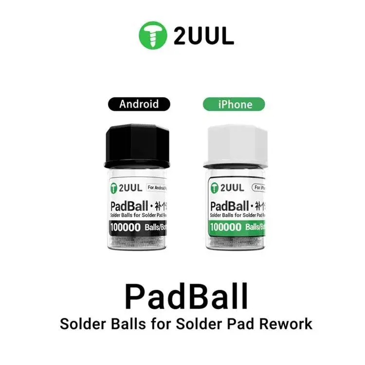 2UUL PadBall Solder Balls: PB01 & PB02.