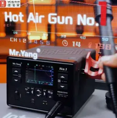 YCS Mr.Yang No.1 Intelligent Soldering Staon Curve Hot Air Gun For Mobile Phone CPU IC BGA SMT Rework Staon Repair Tools.