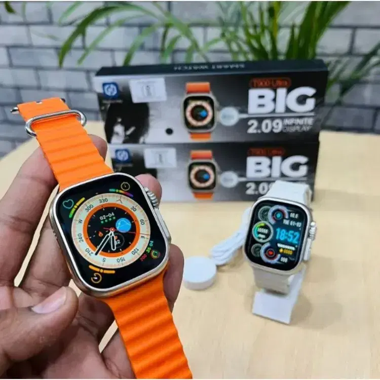 T900 Ultra 2.05 Inch Big Screen 49mm Smart Watch Orange