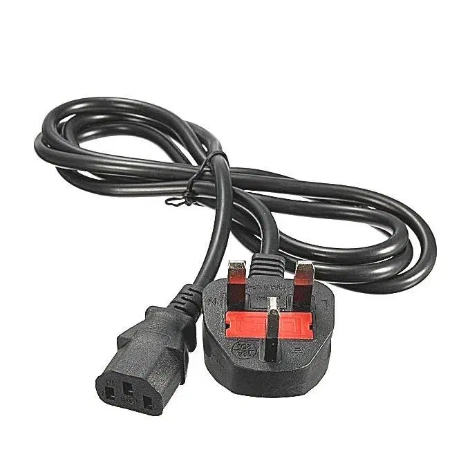 AC Cable-Desktop UK PC 1.5M with Fuse adapter