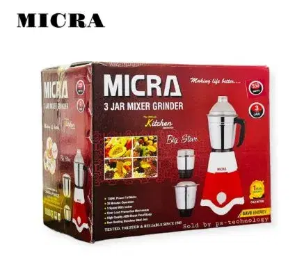 Micra 3 Jar Mixer Grinder 550W