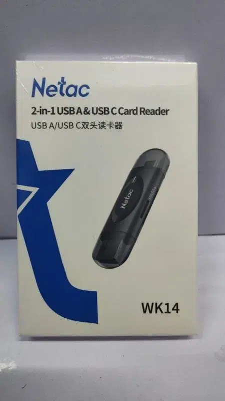 Netac WK14 Multifunctional Card Reader USB 3.0 High-speed Transfer USBC SD/TF Card Suitable For Android Apple Mac Laptop Camera