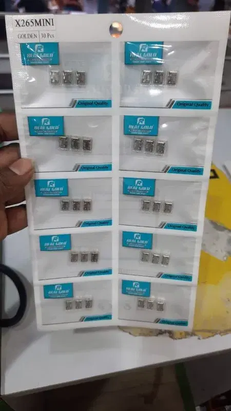 X265 Mini Real Gold Connector.