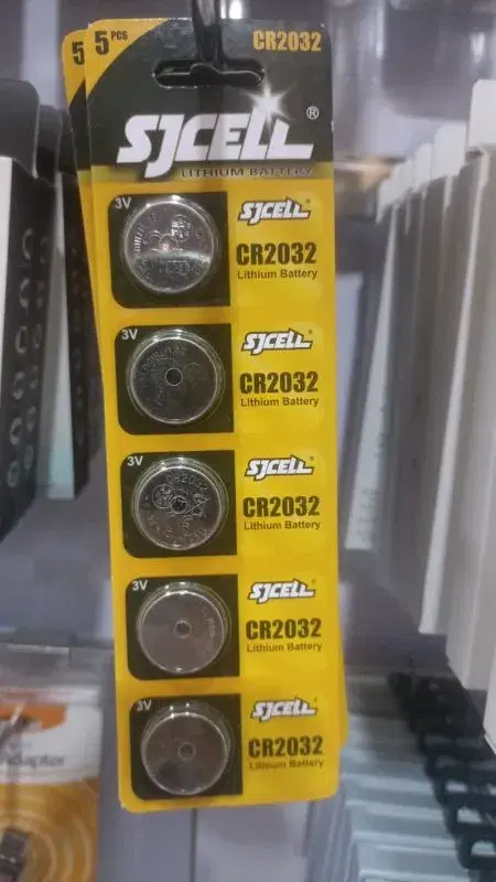 CMOS CR2032 Lithium Battery Without Cable For Laptop-5pcs\pack.