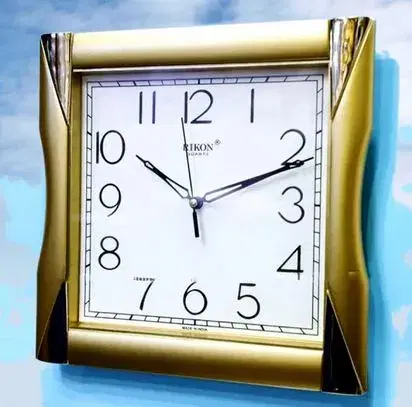 RIKON - Premium Economy Plain Wall Clock Best For House , Office , Restaurant - 6451 Size : 260 x 260 mm