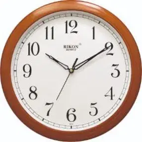 RIKON Designer Plain Wall Clock Best For House , Office , Restaurant, School - Model No 4251, Size : 280 x 280 mm