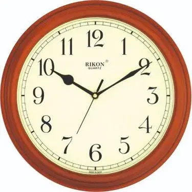 RIKON Premium Sweep Wall Clock Best For School , House, Office , Restaurant Model No 3851 ,Size : 300 x 300 mm