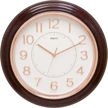 RIKON - Premium Sweep Wall Clock Model No RK-25 SW , Size : 355 x 355 mm