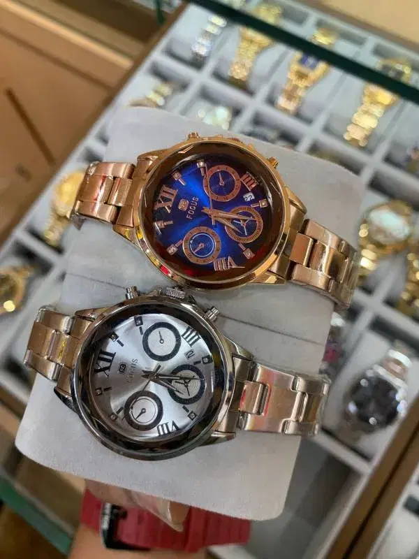 Focus Chrono Quartz Wrist Watches For Mens.
