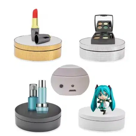 Mini Electric Turntable 360 Degree Rotating Display Stand With USB.