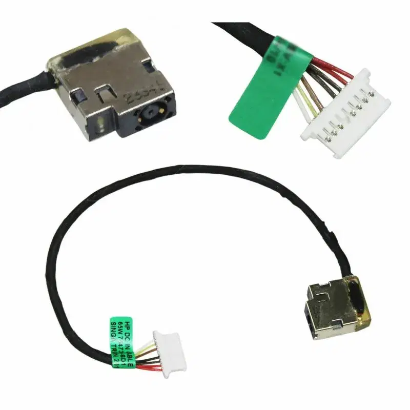 HP 15DY DC port with cable.