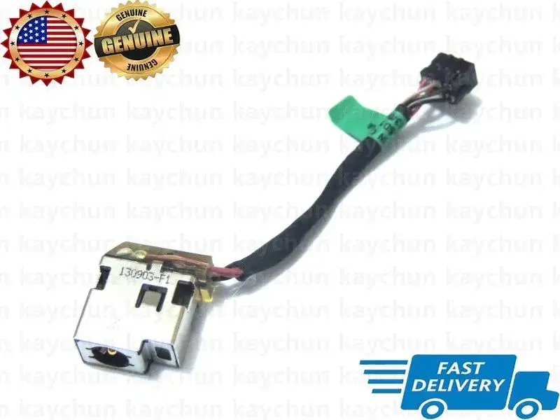 HP Sleekbook 14B DC port with cable.