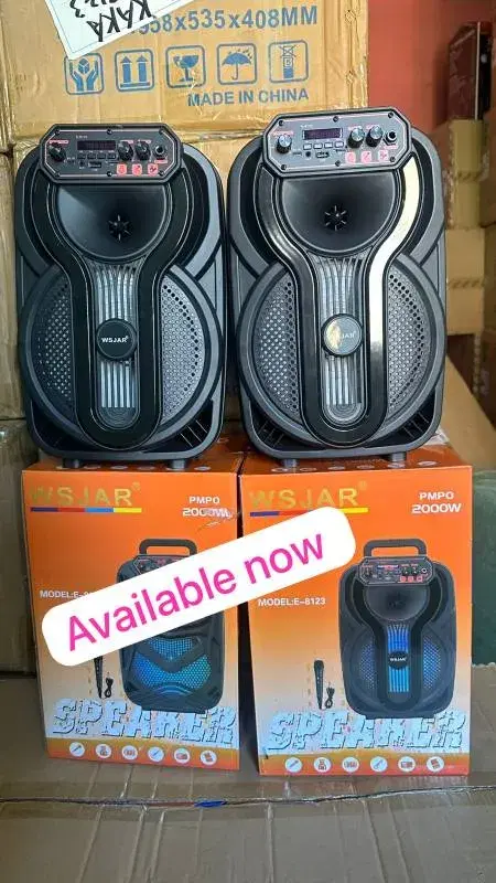 WSJAR E-8123 Portable Wireless Bluetooth Speaker.