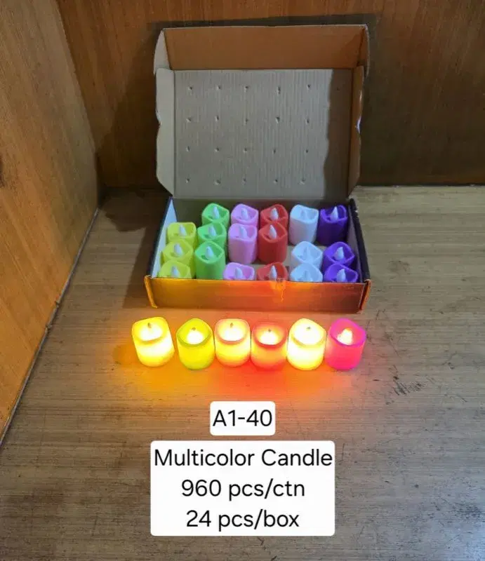 Small Multicolor LED Candle Light.