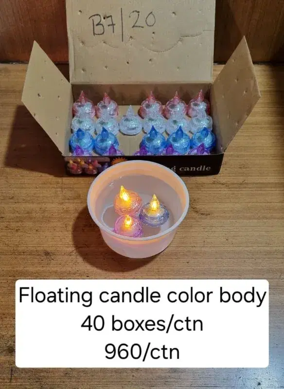 Floating Candle Color Body Light.