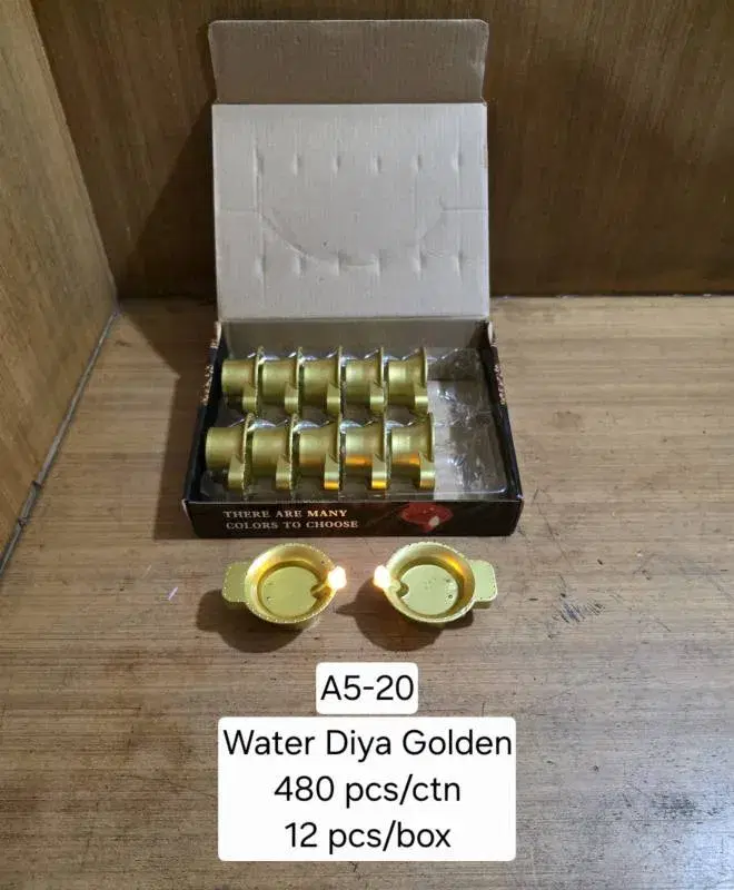 Water Diya Golden Color Body Light|| Perfect for Tihar.