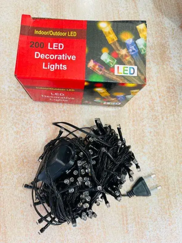 200 Led Multicolor Tihar Decorative String Light Jhilimili-20 Metres.
