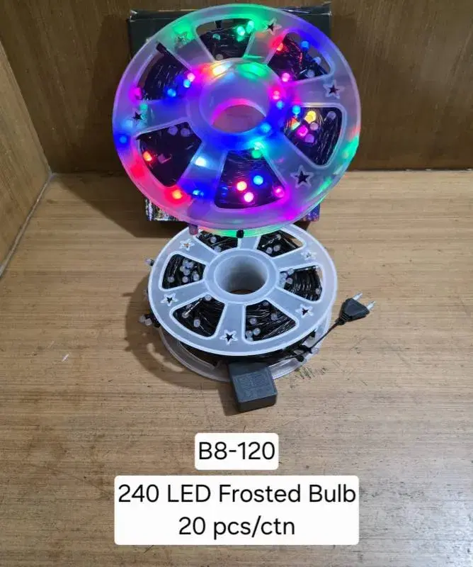 240 LED Frosted Bulb || Multicolor Jhilimili Lights.