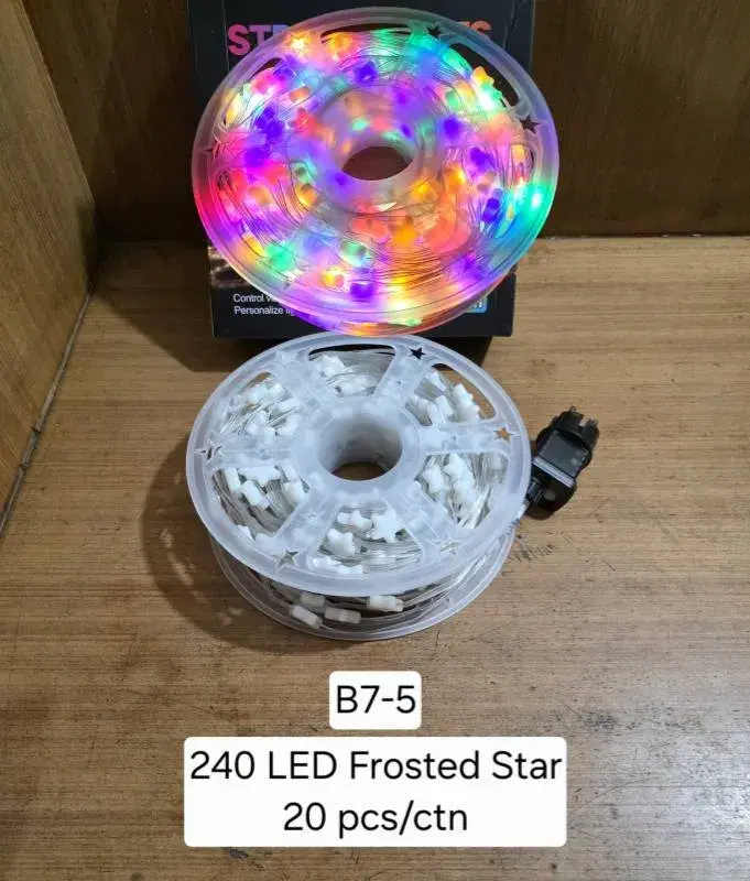 240 LED Frosted Star lights || Multicolor Jhilimili Lights.
